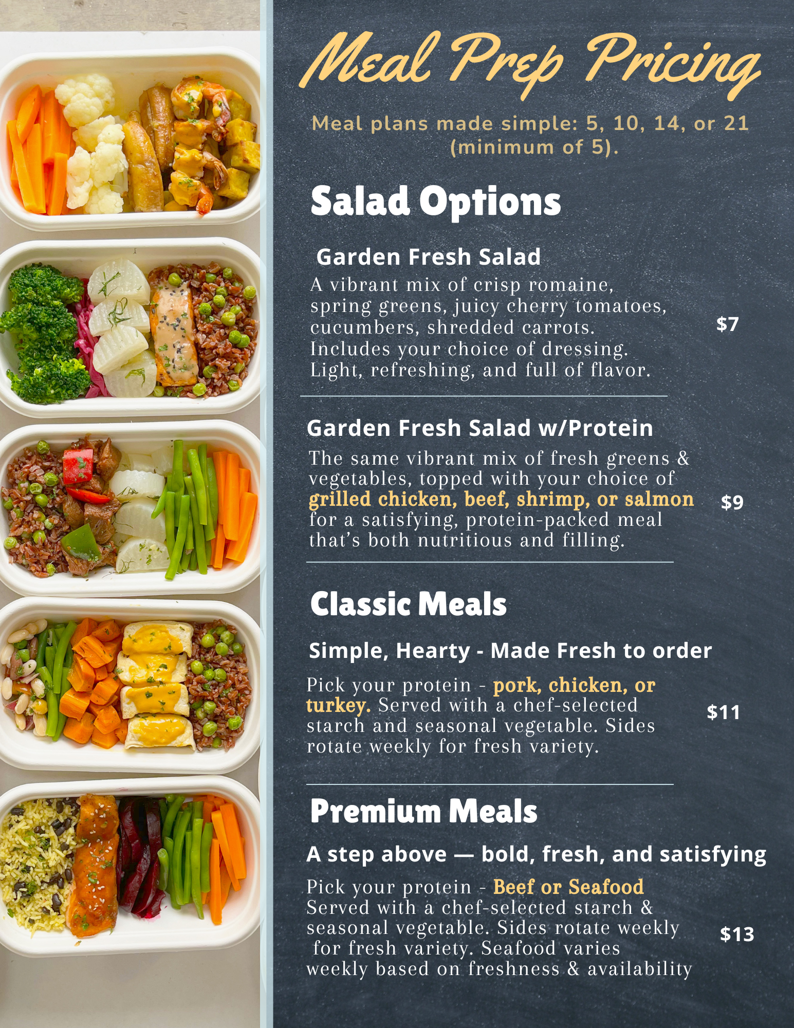 Meal Prep Services